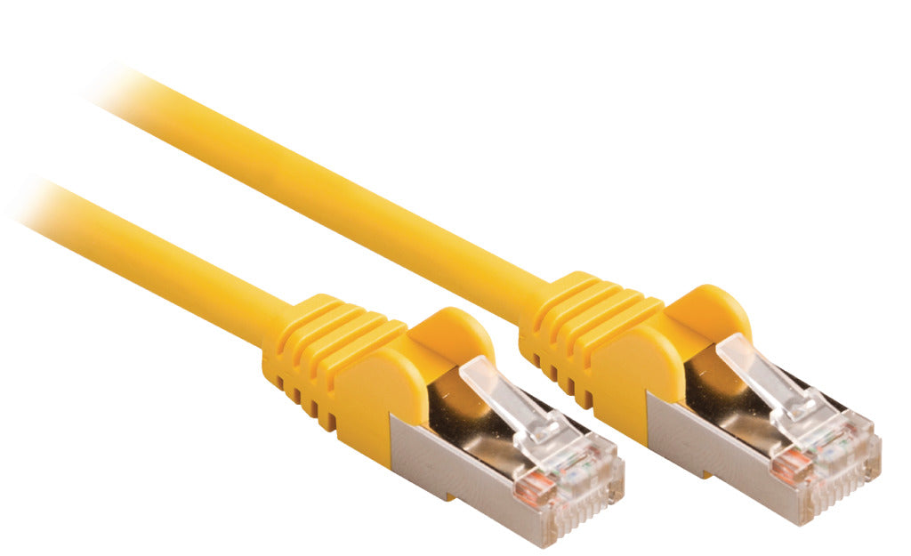 VALULINA VALULINE VLCP85121Y025 CAT5E SF UTP Network Cavo RJ45 (8 8) MASCHIO RJ45 (8 8) MASCHIO 0,25 M giallo