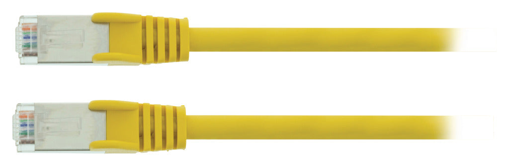VALULINA VALULINE VLCP85121Y025 CAT5E SF UTP Network Cavo RJ45 (8 8) MASCHIO RJ45 (8 8) MASCHIO 0,25 M giallo