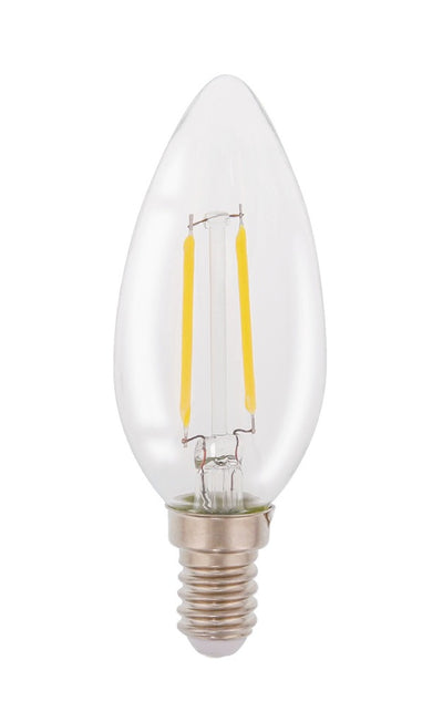 HQ HQ HQLFE14CAND001 LEC LET RETRO FILAMENT LAMP E14 Vela 2 W 210 LM 2700 K