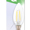 Hq lfe14cand001 led retro filament lamp e14 kaars 2 w 210 lm 2700 k