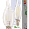 HQ HQ HQLFE14FLTP001 LAMPAMENTO DI FILAMENTO RETRO LED E14 CANDELLO BENTATO 2 W 210 LM 2700 K