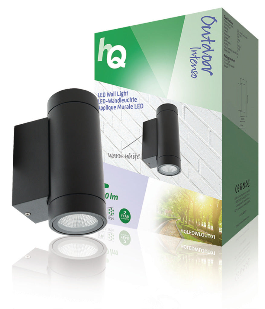 HQ HQ HQLEDWLOUT01 LAMPAGNO LED MOLTO PER IL NERO DI NERO DI 6 W 190