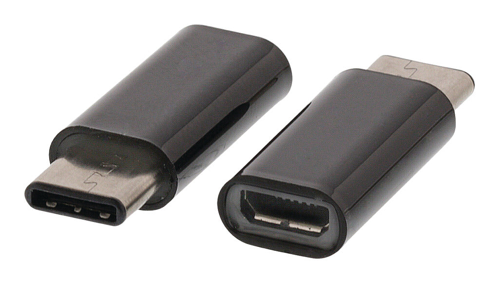 Valueline Valueline VLCP60910B USB 2.0 Adaptador USB-C Male USB Micro-B Black