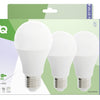 Hq le27a603p02 led lamp 3 stuks e27 a60 9 w 806 lm 2700 k