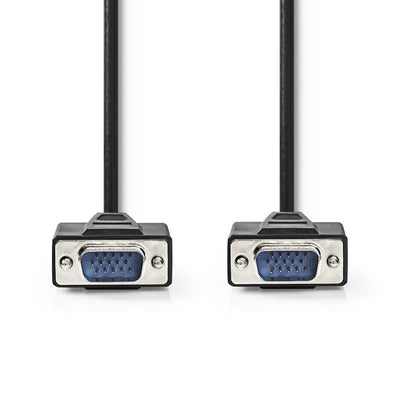 Nedis CCGP59000BK200 VGA Cavo VGA maschio VGA maschio 20 m nero