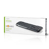 Nedis KBMU100BKUS Waasted USB Tastiera Multimedia Keys US International