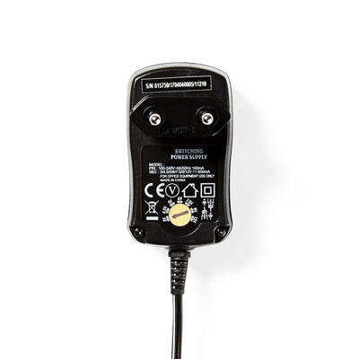 Nedis ACPA006 Universal Ac-VoedingSadapter 3 4,5 6 7,5 9 12 V dc 0.6 A