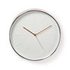 Nedis clwa013pc30re ronde wandklok diameter 30 cm wit roze-goud