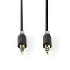 NEDIS CABP222000AT20 Cable de audio estéreo 3.5 mm Macho 3.5 mm masculino 2.0 m antracita