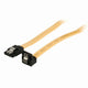 NEDIS CCGP7325555YE05 Cable de datos SATA 6 GB S SATA 7 pin hembra con un bloqueo de 7 pines SATA 90 grados; Violado con bloqueo de 0,5 m de amarillo