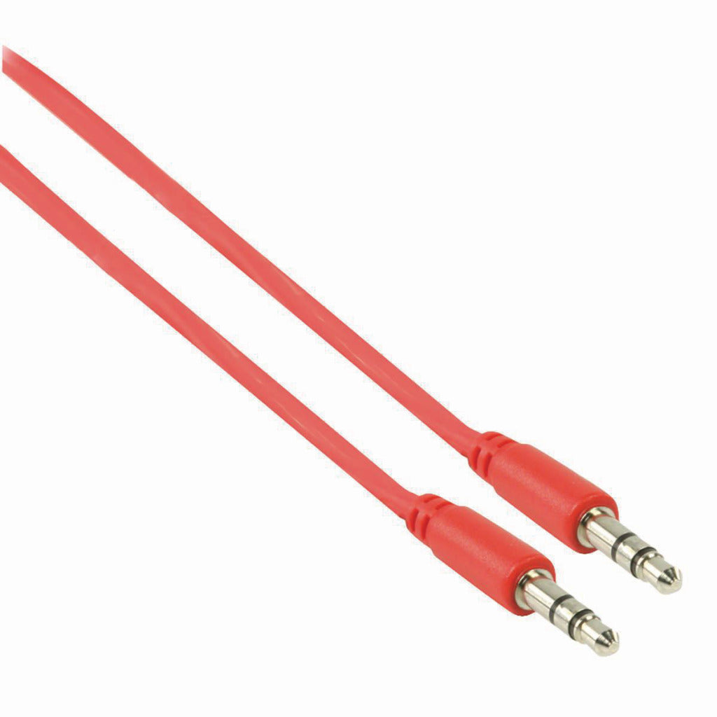 Nedis CAGP22005RD10 Cavo audio stereo 3,5 mm maschio 3,5 mm maschio 1,0 m rosso
