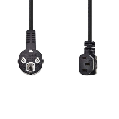 Nedis CEGP10020BK100 Cavo alimentare Schuko Male Haaks IEC-320-C13 orologio da 10 m nero