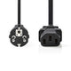 Nedis cegp10030bk50 cable de alimentación schuko macho - iec-320-c13 5,0 m negro