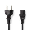 Nedis cegp10030bk50 cavo di alimentazione schuko maschio - iec-320-c13 5,0 m nero