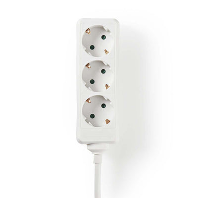 Nedis exso315f1wt schook boose contatto protettivo a 3 vie 1,5 m bianco