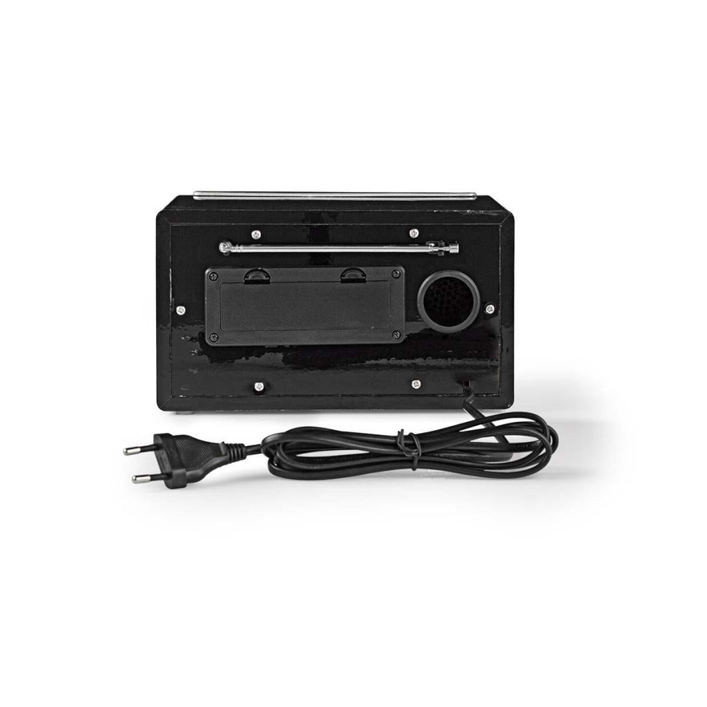 Nedis RDFM5100bk FM-Radio 9 W Tuning analogico Design retrò nero