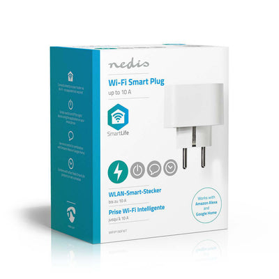 Nedis wifip130fwt plug wi-fi schuko type f 10 a