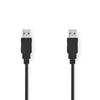 Nedis CCGT60000BK10 Cavo USB 2.0 Un maschio un maschio 1,0 m nero