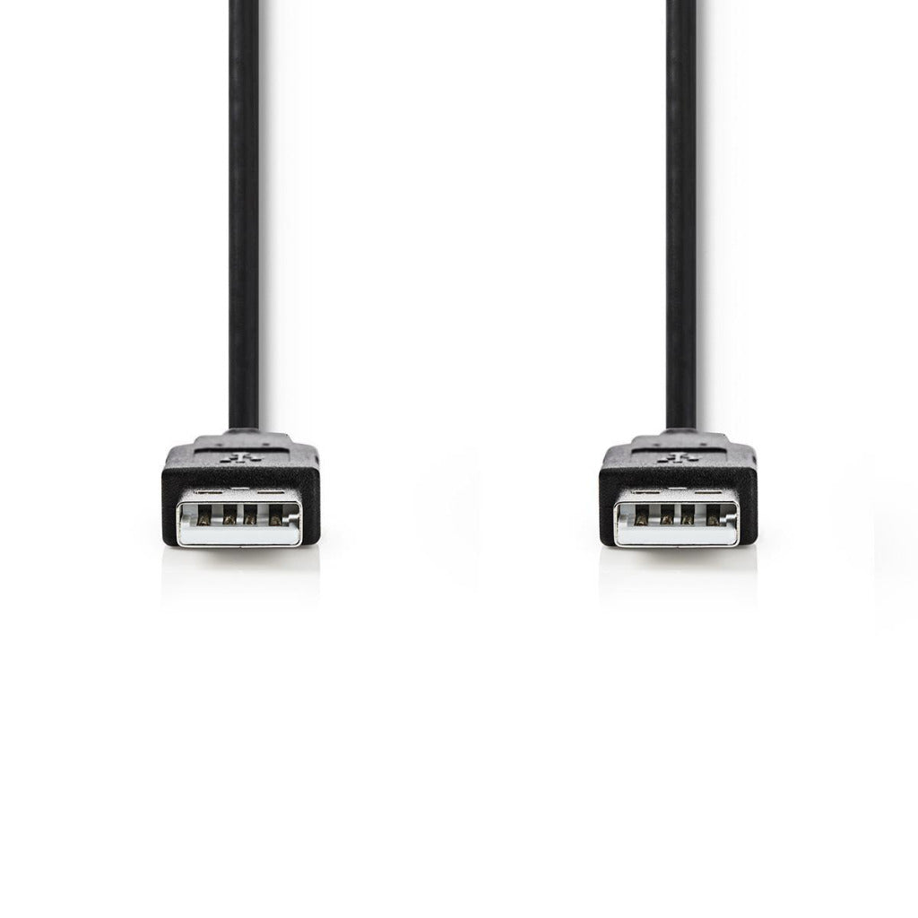 Nedis CCGT60000BK10 Cavo USB 2.0 Un maschio un maschio 1,0 m nero