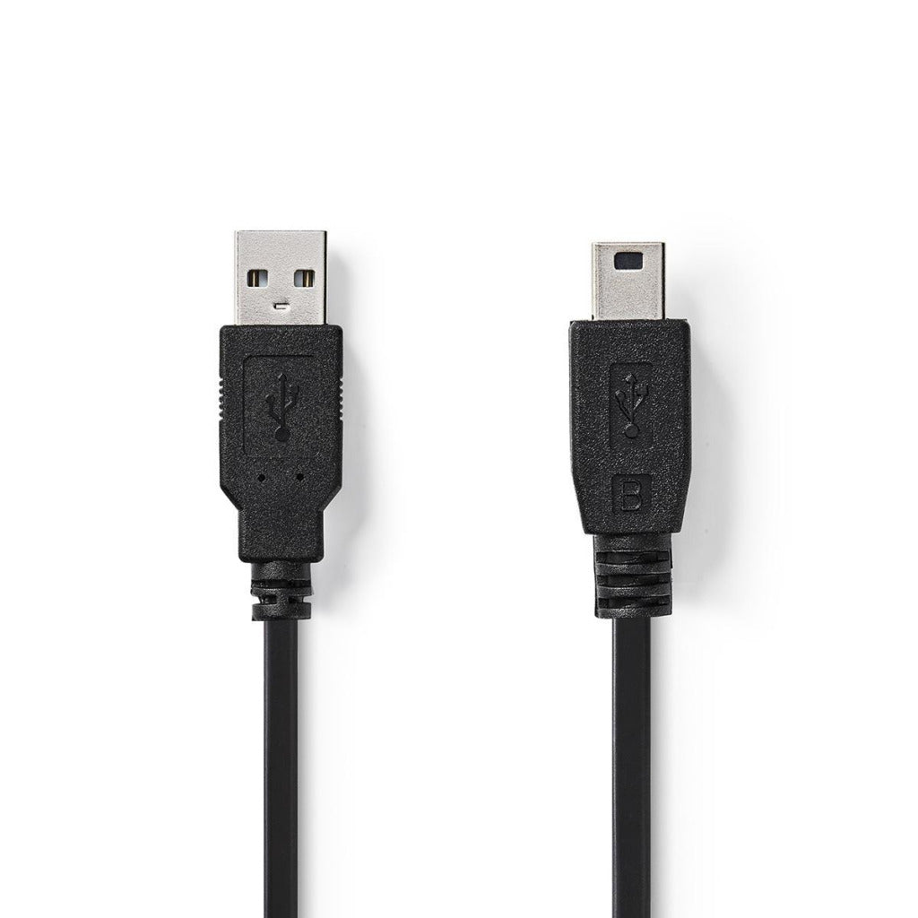 NEDIS CCGT60300BK10 CABLE USB 2.0 A MINI MINI MINI 5 PINES HOMBRO 1.0 M NEGRO