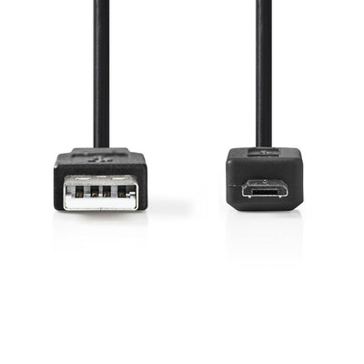 Nedis CCGT60500BK20 Cavo USB 2.0 A MICALE B MASCHIO 2,0 M nero