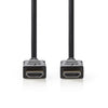 NEDIS CVGT34000BK20 Cable HDMI de alta velocidad con conector HDMI Ethernet HDMI Conector 2.0 m Negro