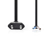 NEDIS PCGP11700BK20 Cable de alimentación Eurotekker END CABLE ABIERTO 2.0 M Negro