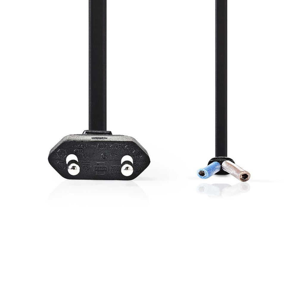 NEDIS PCGP11700BK20 Cable de alimentación Eurotekker END CABLE ABIERTO 2.0 M Negro