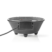 Nedis bbqe112bk elektrische barbecue rond 30 cm 1250 watt - afbeelding 1