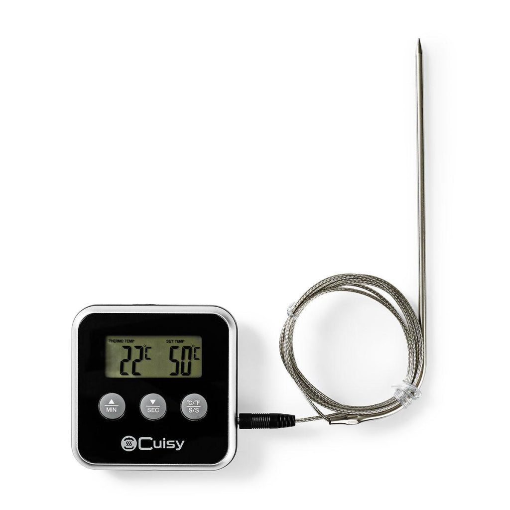 NEDIS KATH105BK VLEESTTHERMOMómetro 0 250 grados;