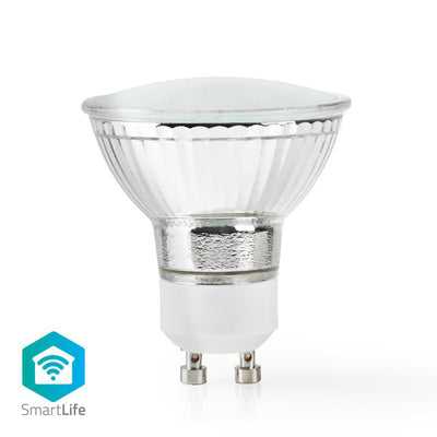 Nedis wifilw11crgu10 wi-fi smart led-lamp warm wit gu10