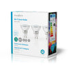 Nedis wifilw31crgu10 wi-fi smart led-lamp warm wit gu10 3-pack