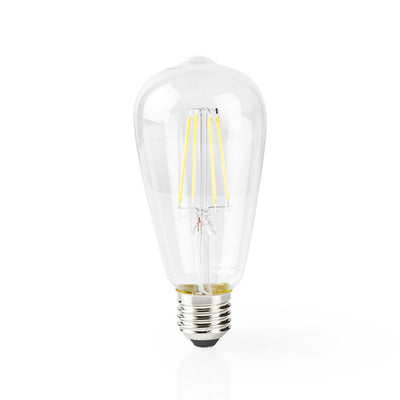 NEDIS WIFILF10WTST64 Lámpara de filamento LED Wi-Fi E27 ST64 5 W 500 LM