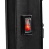 NEDIS HTPL20FBK Pannello di vetro Convettore Termostato Schermata LCD 2 stand di riscaldamento Montaggio a parete in piedi 2000 W Nero