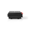 NEDIS ASWI2602BK Switch de altavoz 2 puertos Conexión de sujeción Negro