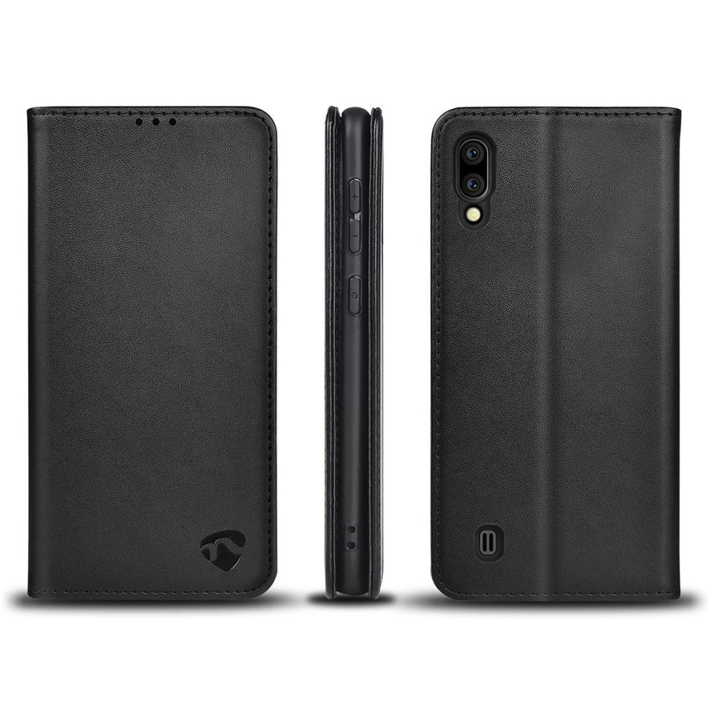 NEDIS SWB10022BK Libro de billetera para Galaxy M10 Black