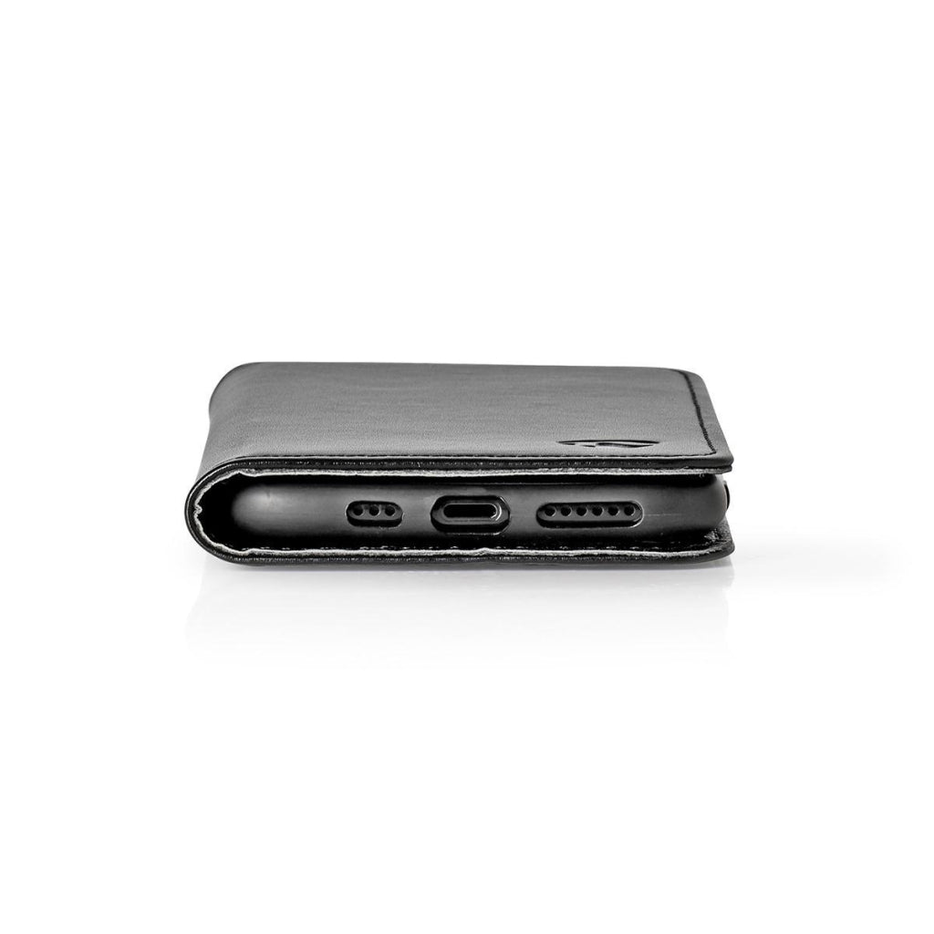 NEDIS SWB10022BK Libro de billetera para Galaxy M10 Black