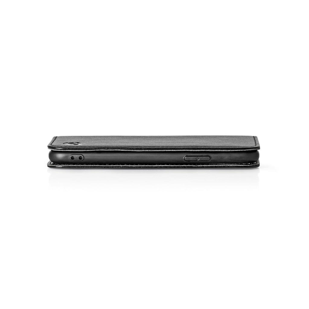 NEDIS SWB10022BK Libro de billetera para Galaxy M10 Black