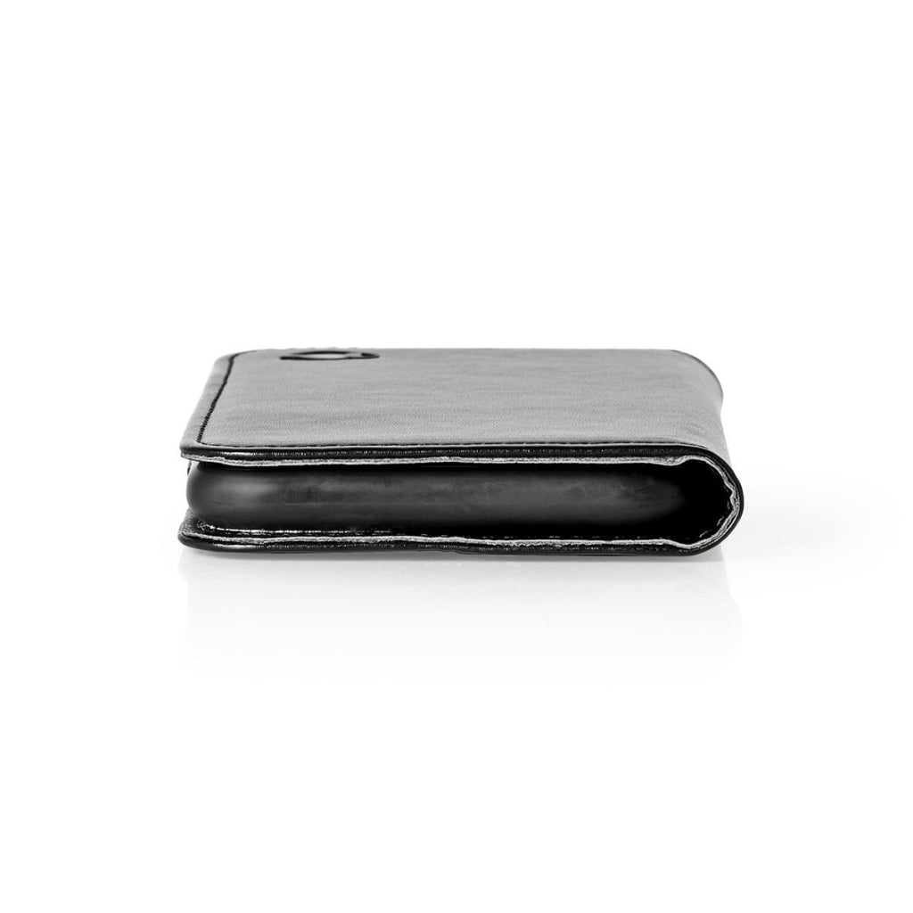 NEDIS SWB10022BK Libro de billetera para Galaxy M10 Black