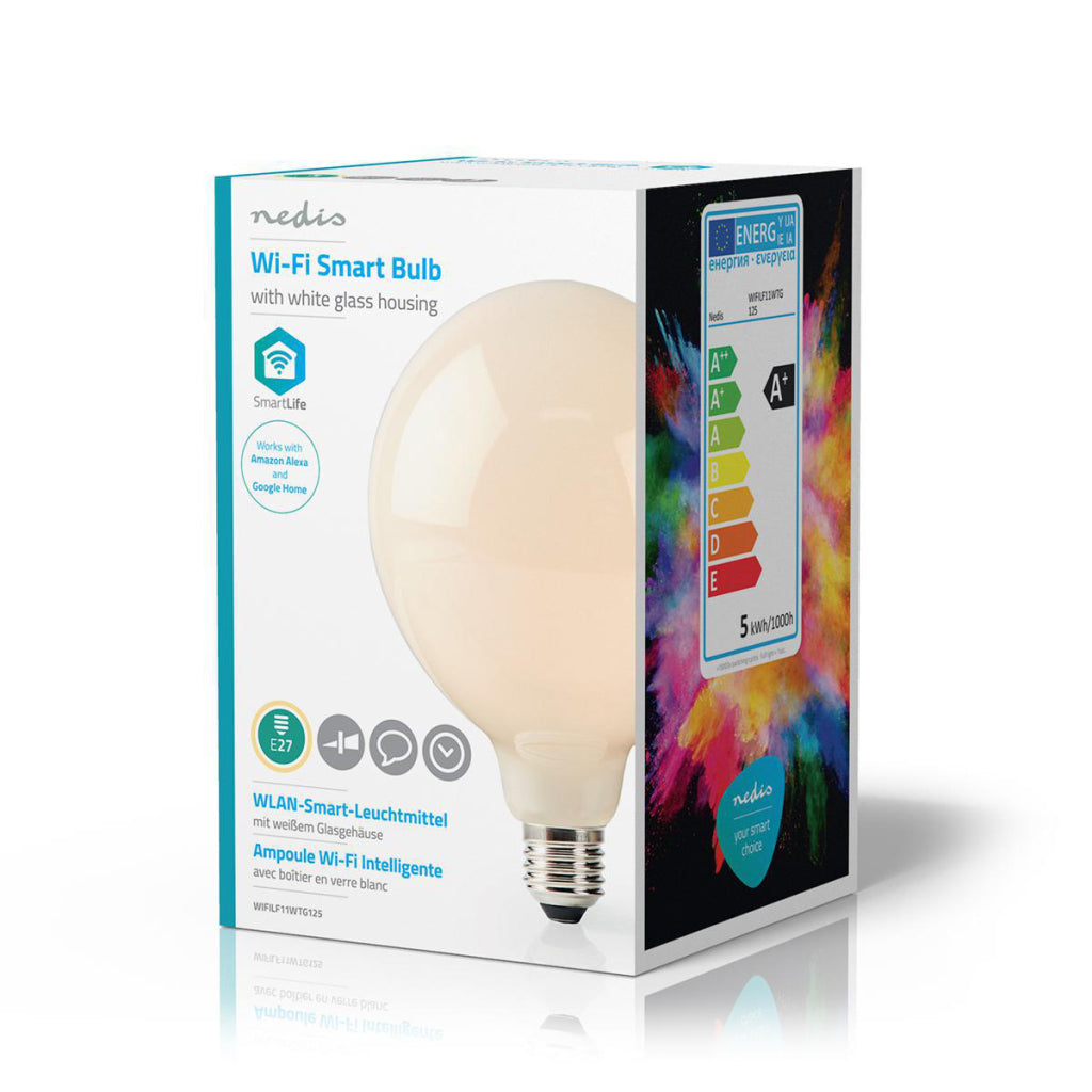 Nedis Wifilf11wtg125 Lampada LED Wi-Fi E27 125 mm 5 W 500 lm Bianco