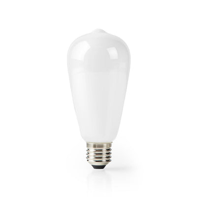 Nedis wifilf11wtst64 wi-fi smart led-lamp e27 st64 5 w 500 lm wit
