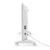 Nedis wifihtpl20fwt estufa de convector inteligente con panel frontal de vidrio de termostato Wi-Fi 2000 W White