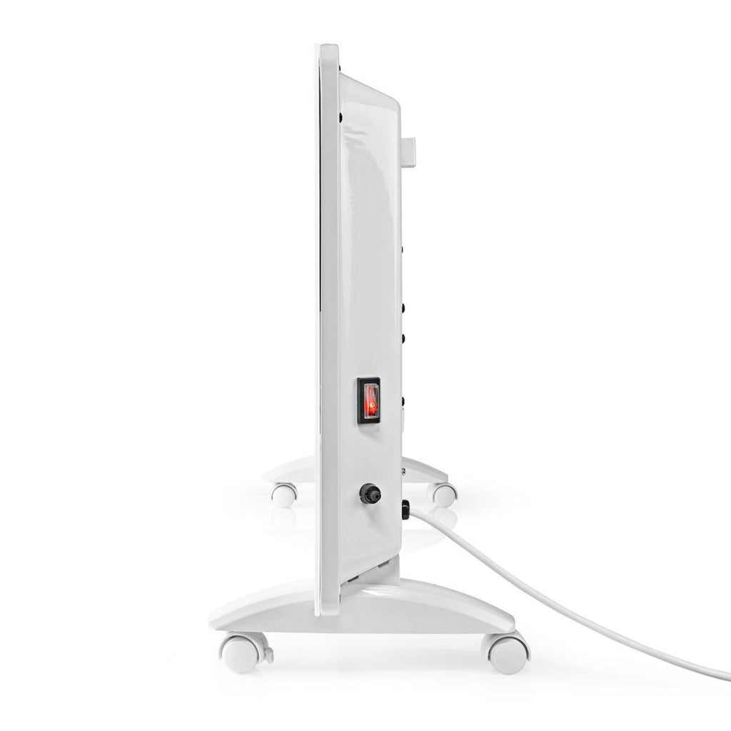 Nedis wifihtpl20fwt estufa de convector inteligente con panel frontal de vidrio de termostato Wi-Fi 2000 W White