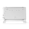 Nedis wifihtpl20fwt estufa de convector inteligente con panel frontal de vidrio de termostato Wi-Fi 2000 W White