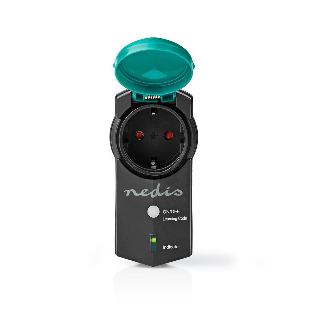 NEDIS RFPOM120FBK RF ENTROL Outdoor IP44 en RF Mesh Range Extender Schuko Type F 3680 W