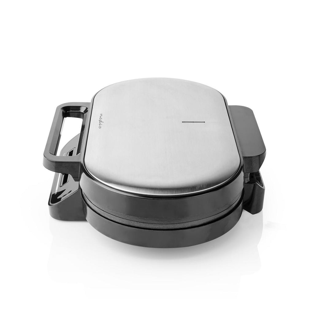NEDIS KAWP110FBK Doble Waffle Iron 2x 14 cm 1200 W Negro