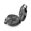 NEDIS KAWP110FBK Doble Waffle Iron 2x 14 cm 1200 W Negro