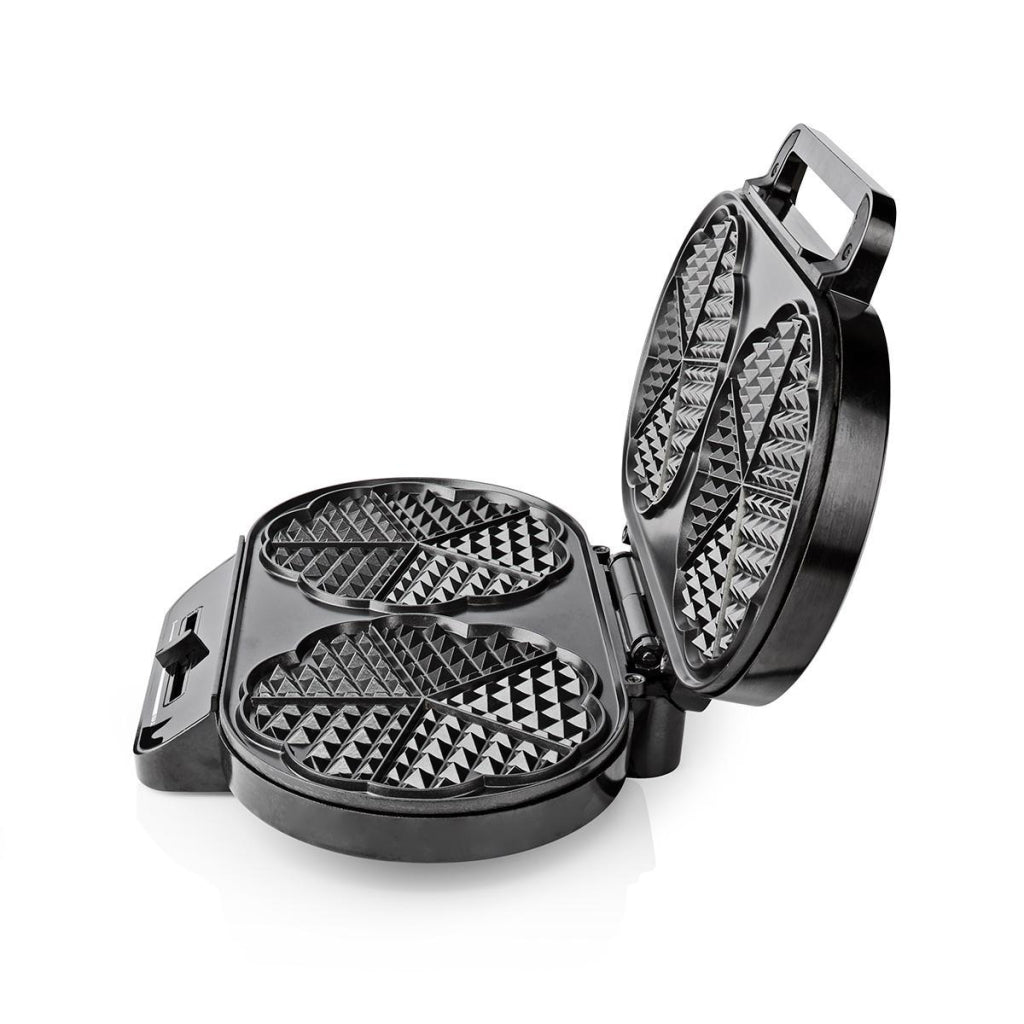 NEDIS KAWP110FBK Doble Waffle Iron 2x 14 cm 1200 W Negro