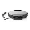 NEDIS KAWP110FBK Doble Waffle Iron 2x 14 cm 1200 W Negro