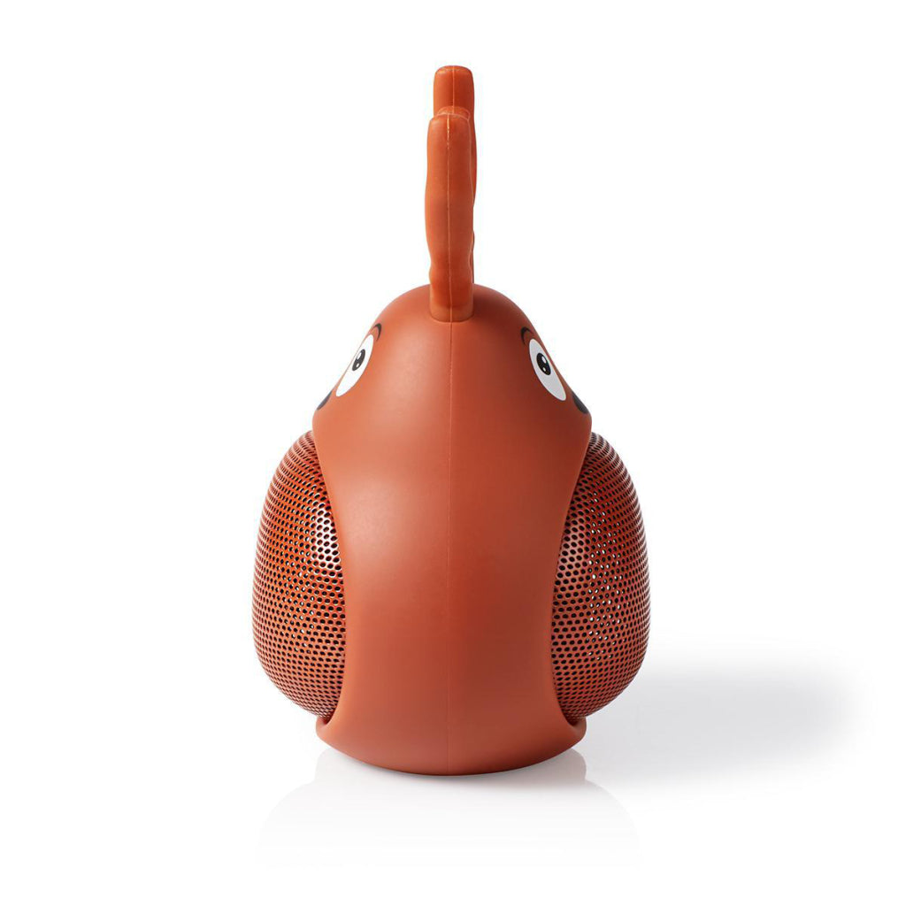 Nedis SPBT4110bn Animatichs Bluetooth Speaker 3 ore di gioco di tempo di gioco -Chiamata Rudy Reindeer